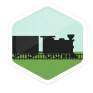 Transcontinental Railroad Badge